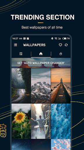 Wallpaper HD-Auto Wallpaper Changer screenshot 2