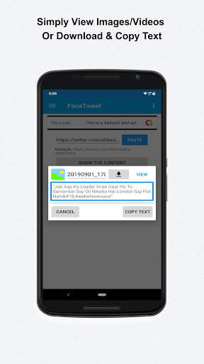 FACETWEET - Download Social Media Posts screenshot 4
