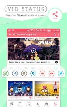 Vid Status 2018 : Video Status Image & Text screenshot 3