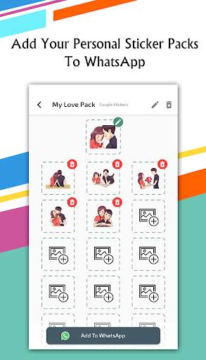 Love Couple Stickers for WhatsApp - WAStickerApps screenshot 6