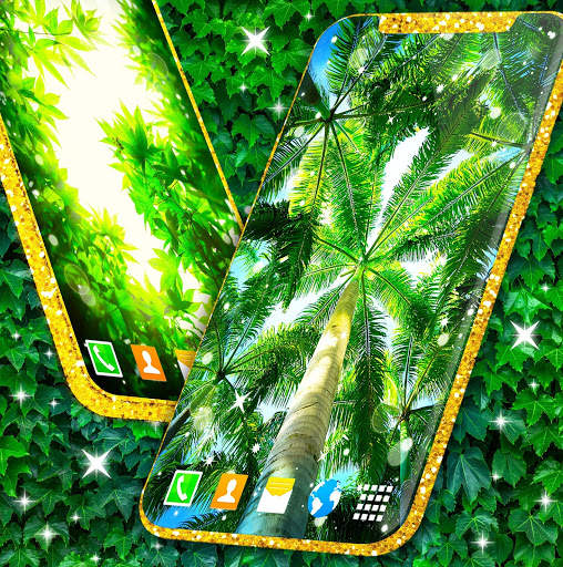 Leaves Live Wallpaper 🍂 Spring Forest Themes screenshot 2