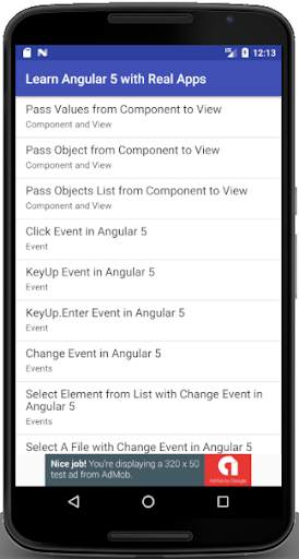 Learn Angular 5 with Real Apps screenshot 1