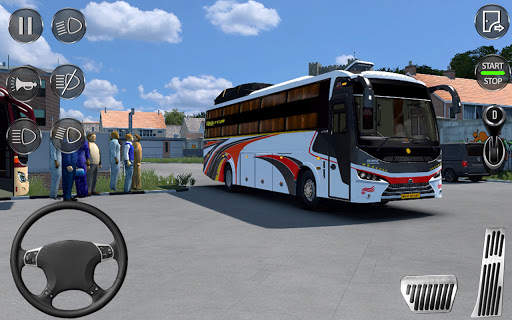 City Coach Bus Parking Game 3D screenshot 4