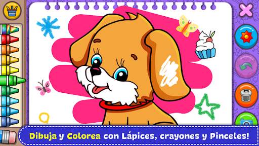 Colorea y Aprende - Animales screenshot 1
