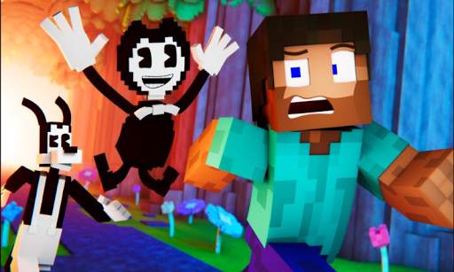 Mod Bendy Ink machine for Minecraft PE screenshot 2