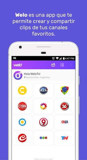 Welo TV Clips & Capturas screenshot 1