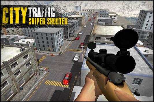 3D Lalu Lintas Kota Sniper Sh screenshot 1