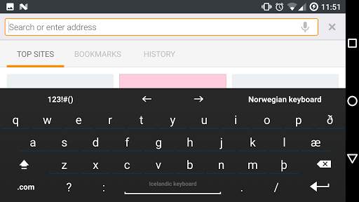 Icelandic for AnySoftKeyboard screenshot 1