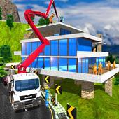 Modern Mansion Construction icon