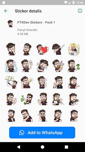 PTKDev Stickers for WAStickerApps (Whatsapp) screenshot 1