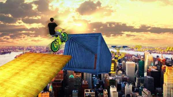 BMX Cycle Stunt Race: MTB Downhill Bicycle Game screenshot 2