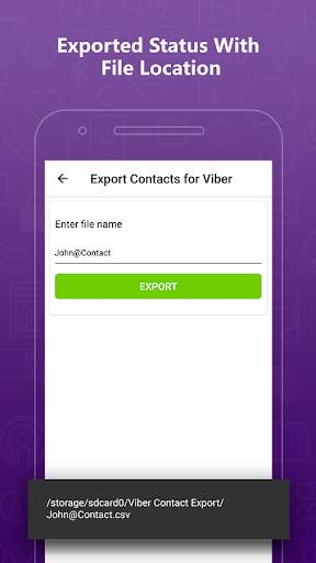 Export Contacts Of Viber : Marketing Software screenshot 4