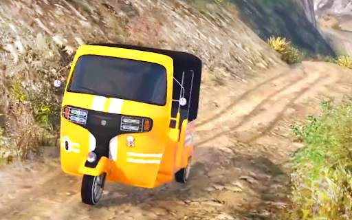 Tuk Tuk Rickshaw Driving Offroad Auto Game screenshot 5