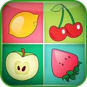 Fruits Matching Game for Kids logo