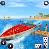 Speed Boat Water Taxi Driving Simulator logo