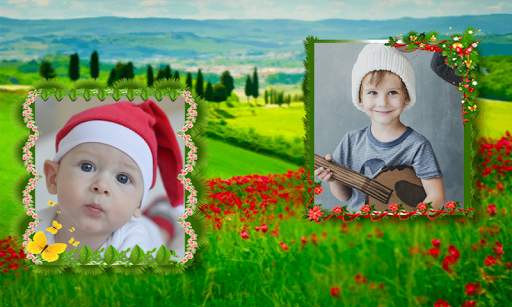 Beautiful Garden Dual Photo Frame Application screenshot 12