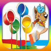 Color mix games for kids logo