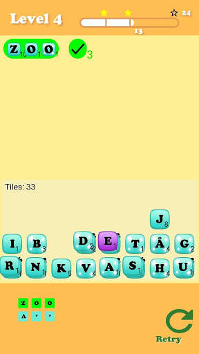 AlfaSnake -🐍 Fast paced snake word building game screenshot 2