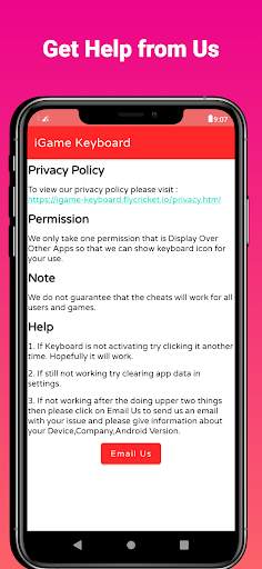 iGame:Game Keyboard for cheats screenshot 7