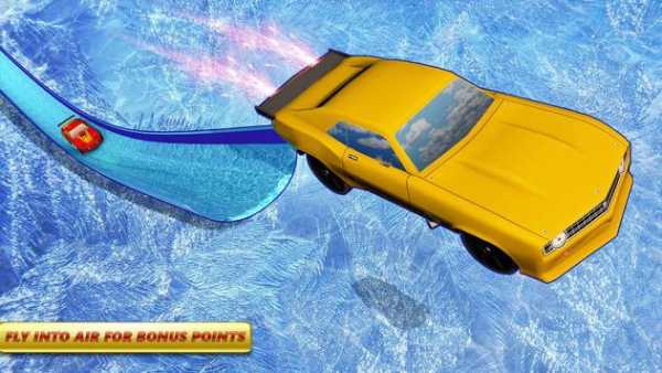 Impossible Stunts Car Mega Ramp Ice Racing screenshot 3