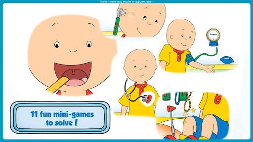 Caillou เช็คอัพ – เกมหมอ screenshot 2