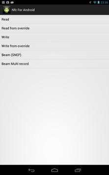 Nfc For Android for Developper 1 تصوير الشاشة