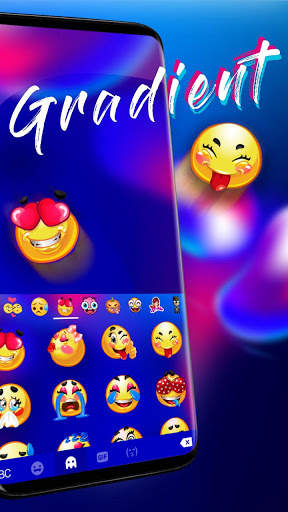 Abstract Gradient Keyboard Theme स्क्रीनशॉट 4