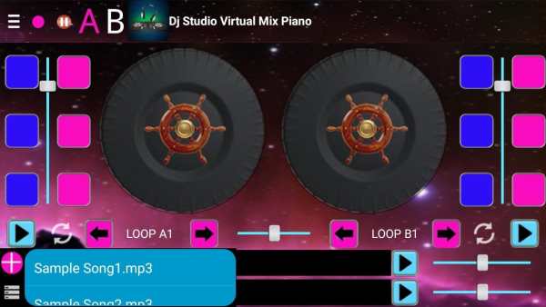 Dj Studio Virtual Mixer Piano screenshot 1