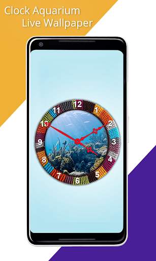 Clock Aquarium Live Wallpaper screenshot 3