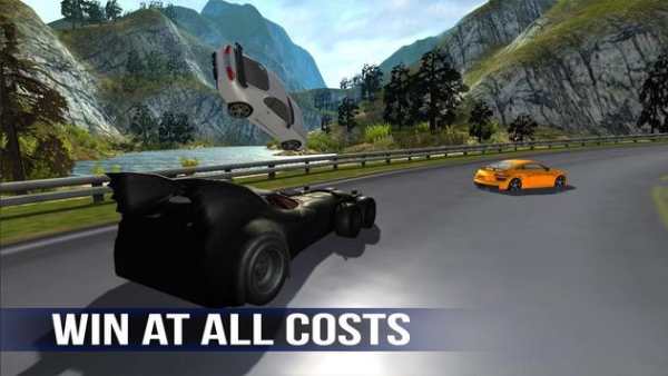 Racing on Batmobile 3D screenshot 3