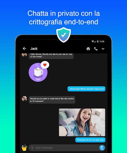 Mint Messenger - Chat And Sms screenshot 10