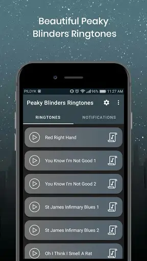Peaky Blinders Ringtones and Quotes (Unofficial) screenshot 1