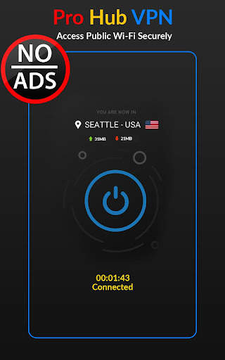 Phub Vpn Pro - Fast Secure Without Ads VPN screenshot 2