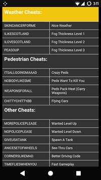 Cheat Codes for GTA 3 screenshot 3