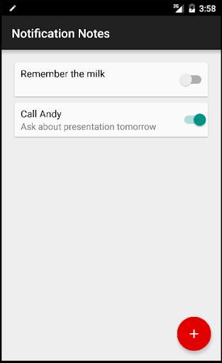 Notification Notes screenshot 1