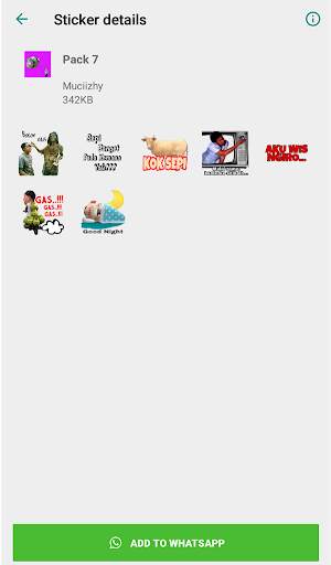 Perang Gambar Stiker WhatsApp - WaStickersApp screenshot 4