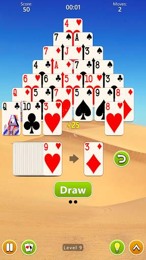 Pyramid Solitaire 4 in 1 Card Game screenshot 11