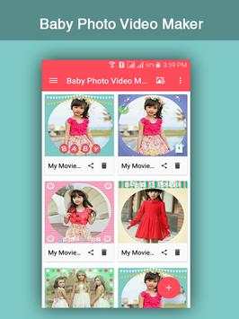 Baby Photo Video Maker screenshot 1