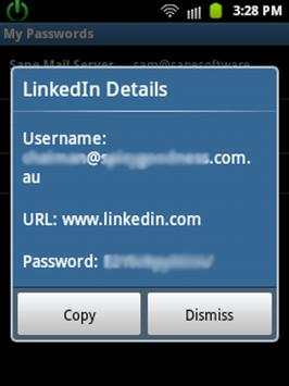 My Passwords screenshot 2