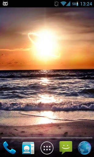 Magic Ripple : Sunset LWP 5 تصوير الشاشة