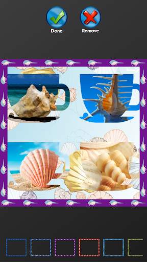 Seashells Photo Collage screenshot 5