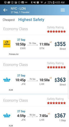 Airline Ratings screenshot 5