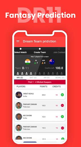 Dream Team 11 Cricket Score screenshot 4