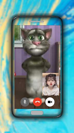 Cat Tom's Fake Video Call screenshot 1