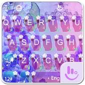 Paper of Flower Keyboard Theme 6.12.22.2018
