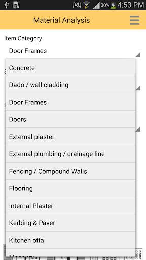 Material Analysis screenshot 3