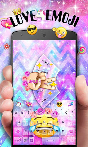 Love Emoji GO Keyboard Theme screenshot 2