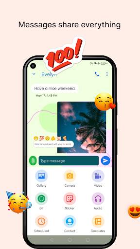 Color Messenger: Messages, SMS screenshot 2