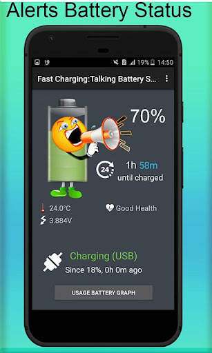Fast Charging:Talking Battery Saver screenshot 3