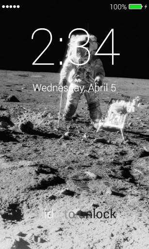 Astronaut Lock Screen screenshot 4